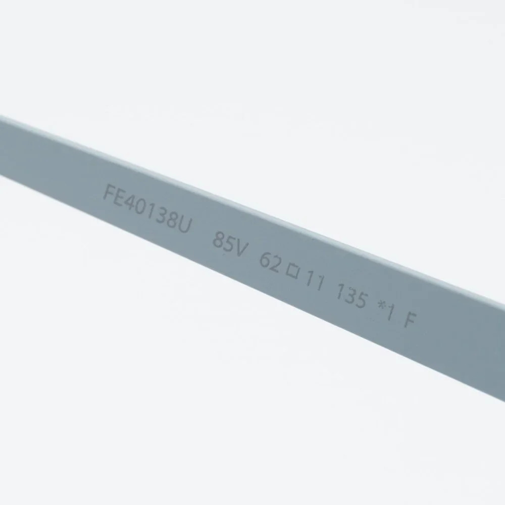 Fendi FE40138U 85V Sunglasses Blue Cat Eye Frame, Blue Lenses
